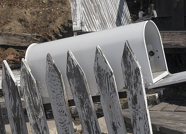 Mail Box, Crystal Cove by Louis La Croix